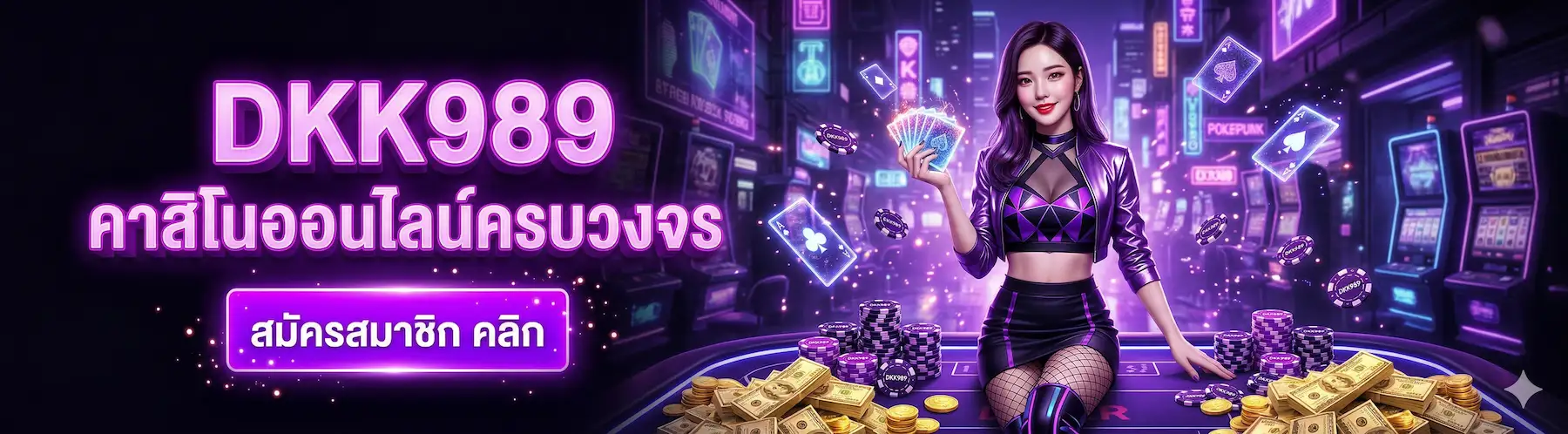 DKK989 | คาสิโนออนไลน์ครบวงจร รวมทุกค่าย สนุกได้24ชั่วโมง